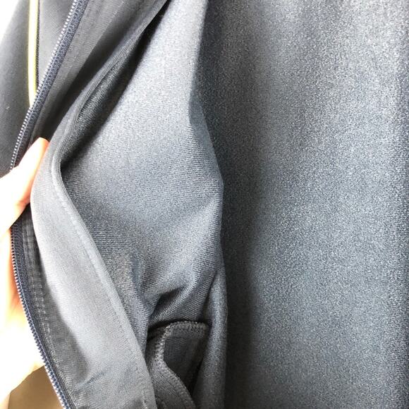 Puma Blue Yellow White Strip Full Zip Pocket Lightweight Athletic Track Jacket - Picture 11 of 11